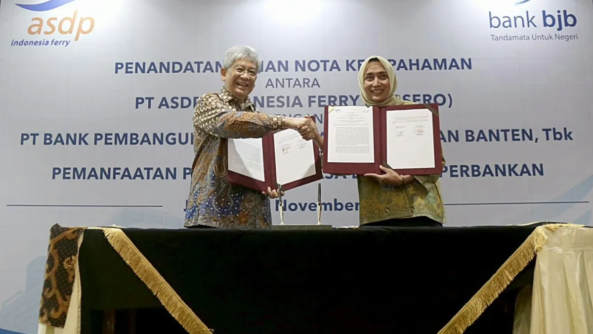 bank bjb Teken Kerjasama Pemanfaatan Produk Perbankan dengan PT ASDP Indonesia Ferry