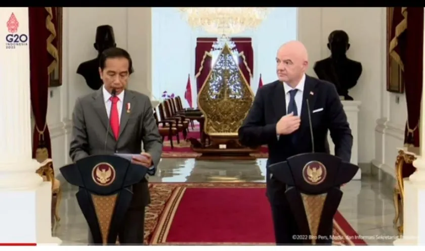 Presiden FIFA Kunjungi Indonesia, Inilah Hasil dari Pertemuannya dengan Presiden Joko Widodo