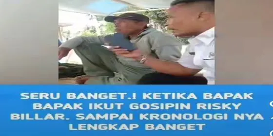 Viral Kumpulan Bapak-Bapak Bergosip Tentang Lesti Kejora dan Rizky Billar / instagram @mpok_rumpi