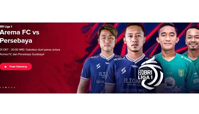Link Live Streaming Bola Arema FC vs Persebaya Surabaya BRI Liga 1 Malam Ini Pukul 20.00 WIB, Tonton di Sini 