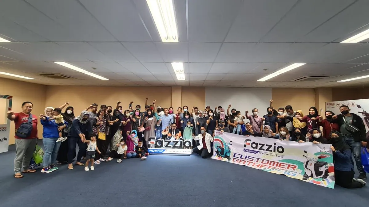 Simak Keseruan Gathering Customer Yamaha Fazzio!
