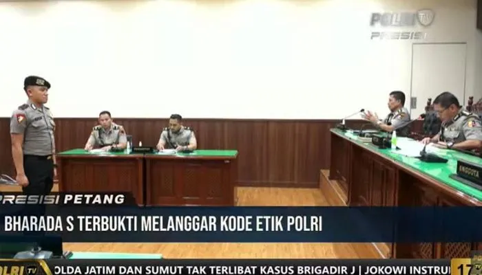 Sidang kode etik terhadap Bharada S berkaitan dengan kasus pembunuhan Brigadir J