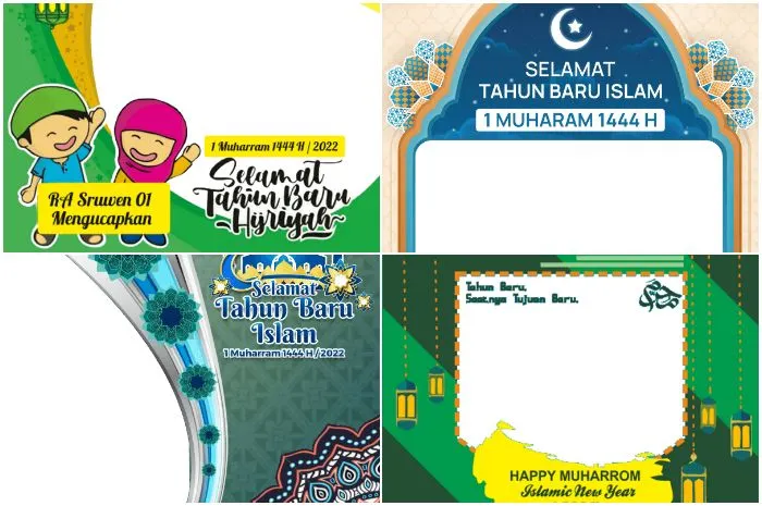33 template link Twibbon Tahun Baru Islam 2022