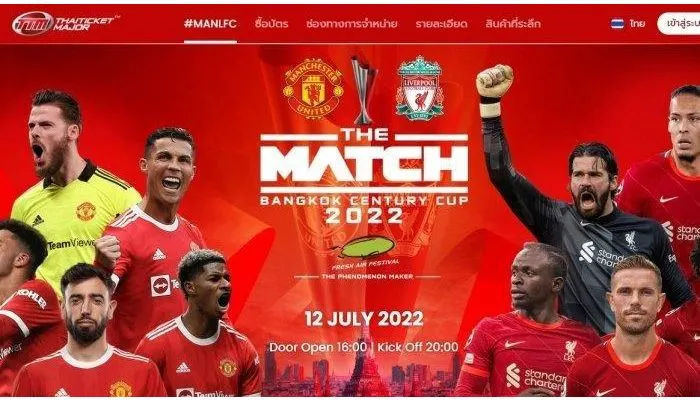 Laga Pramusim Manchester United dan Liverpool