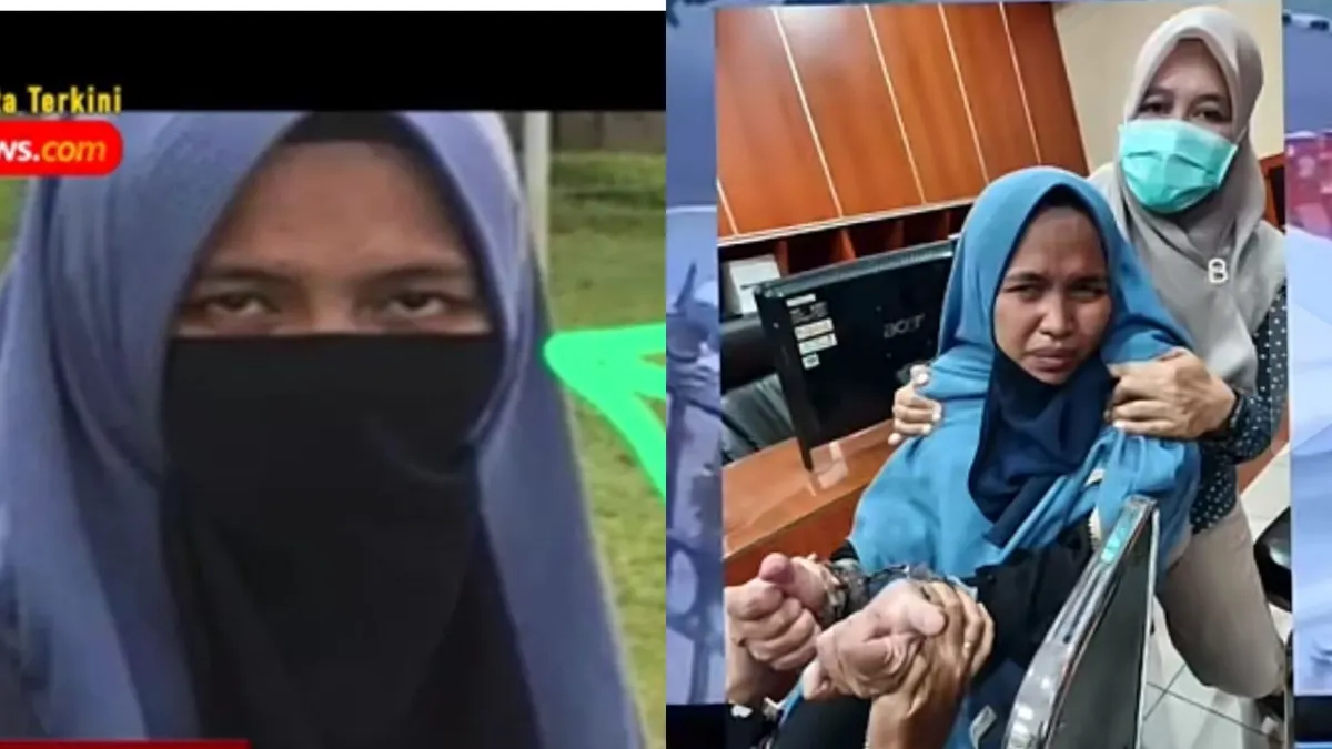 Akhirnya Terungkap ! Ini Dia Wajah Asli Sosok Wanita Bercadar yang Nekat Menerobos Istana Merdeka