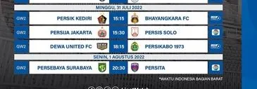 Jadwal Pertandingan BRI Liga 1