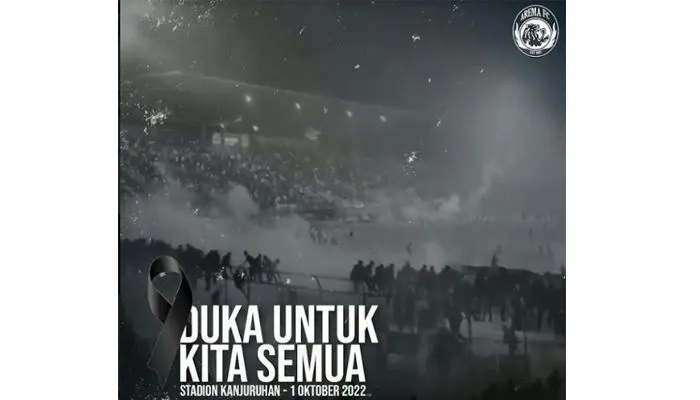 Tragedi Kanjuruhan yang menjatuhkan banyak korban jiwa pada 1 Oktober 2022 