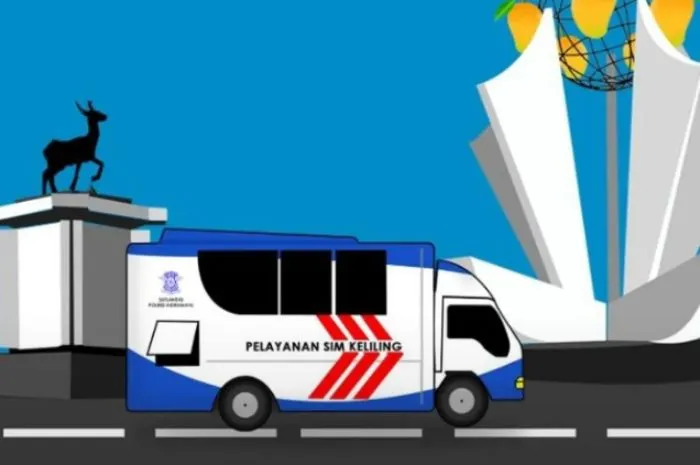 Ilustrasi Mobil SIM keliling Satlantas 
