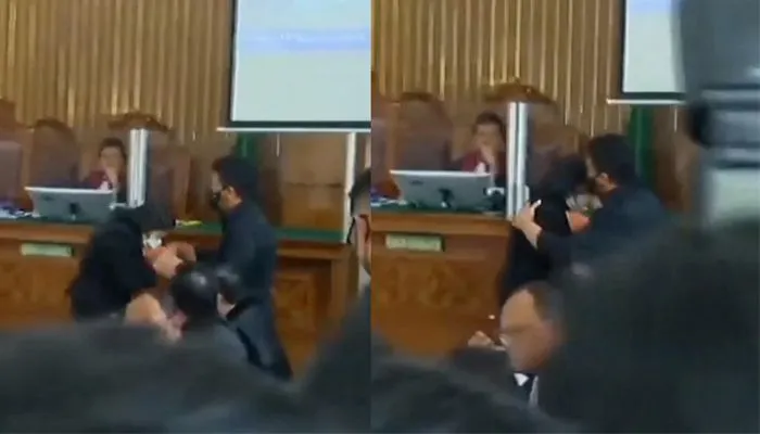 Ferdy Sambo dan Putri Candrawathi Pamer Kemesraan di Persidangan