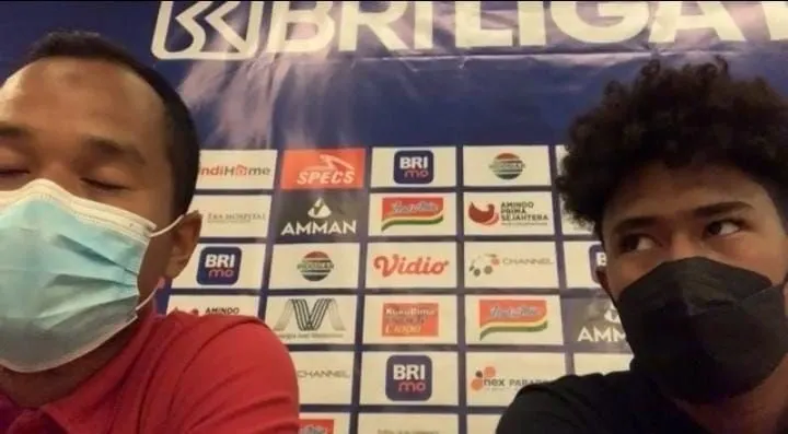 Presconference jelang pertandingan Persija hadapi Arema FC.