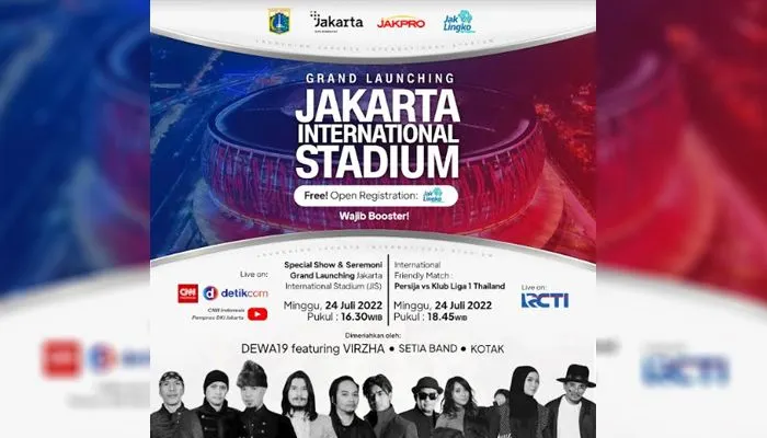 Grand Launching Jakarta Internasional Stadium (JIS)