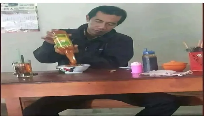 viral pria mirip Presiden Joko Widodo , instagram @banyumas24jam