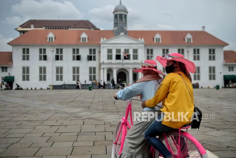 Salah satu spot foto menarik di Kota Tua
