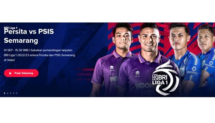 Link Live Streaming Bola Persita Tangerang vs PSIS Semarang BRI Liga 1 Rabu 14 September 2022