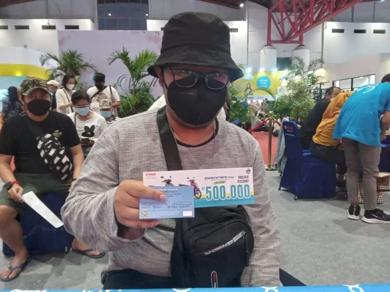 Yamaha mengadakan Vaksin Covid-19 secara gratis dan akan memberikan hadiah Voucher dan merchandise menarik di Jakarta Fair Kemayoran.