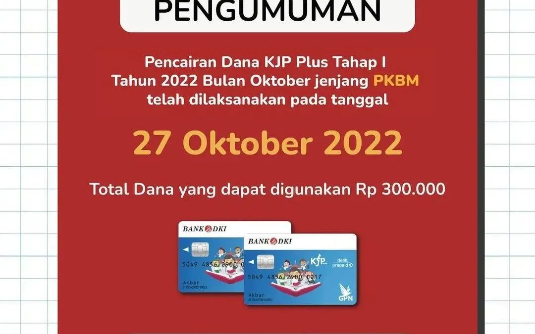 Cek Fakta ! KJP Plus Bulan November 2022 Cair, Warganet: Cair Dua Kali ?