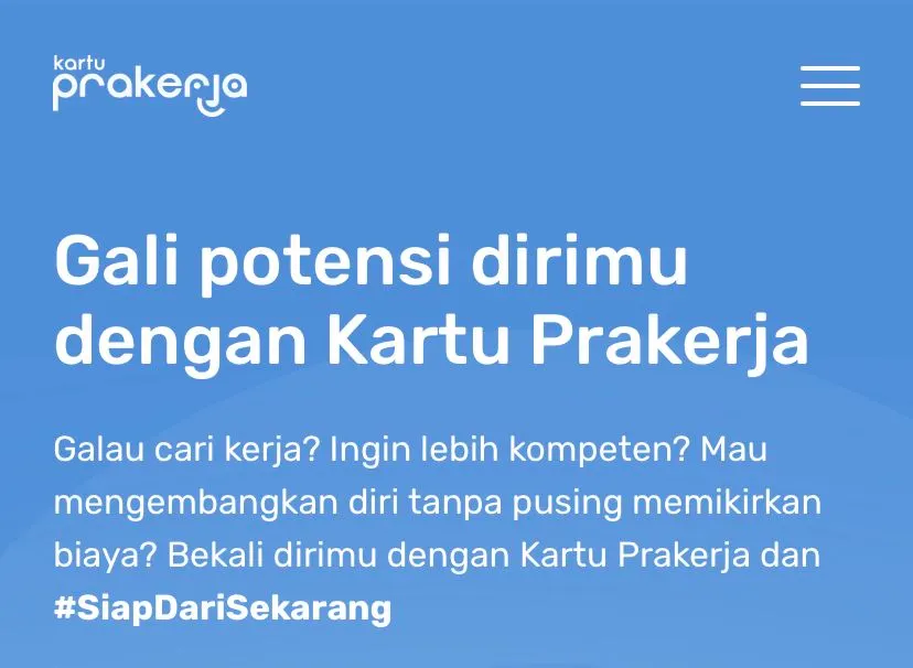 Kartu Prakerja Gelombang 38 Resmi diBuka, Berikut Ciri-ciri Lolos dan Cara Beli Pelatihan di prakerja.go.id