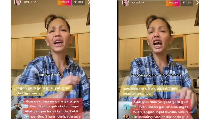 Saat Bunda Corla Tegas Ingatkan Followersnya Untuk Beribadah