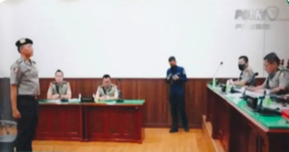 Polri Memecat Mantan Kepala Detasemen A Biro Pengamanan Internal Divisi Profesi dan Pengamanan (Propam), Polri Kombes Agus Nurpatria Melalui Sidang Kode Etik, Rabu 7 September 2022 (Foto: Tangkapan Layar Instagram).