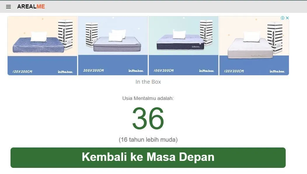 Link Tes Usia Mental Masih Viral di Twitter di TikTok