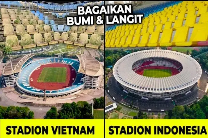 Hina Stadion di Indonesia Mirip Kotak Sampah, Begini Penampakan Stadion Vietnam: Lebih Miris!