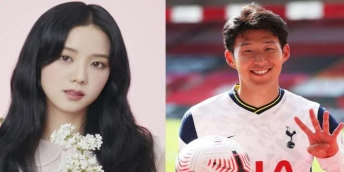 Jisoo BLACKPINK dan pesepakbola Son Heung Min