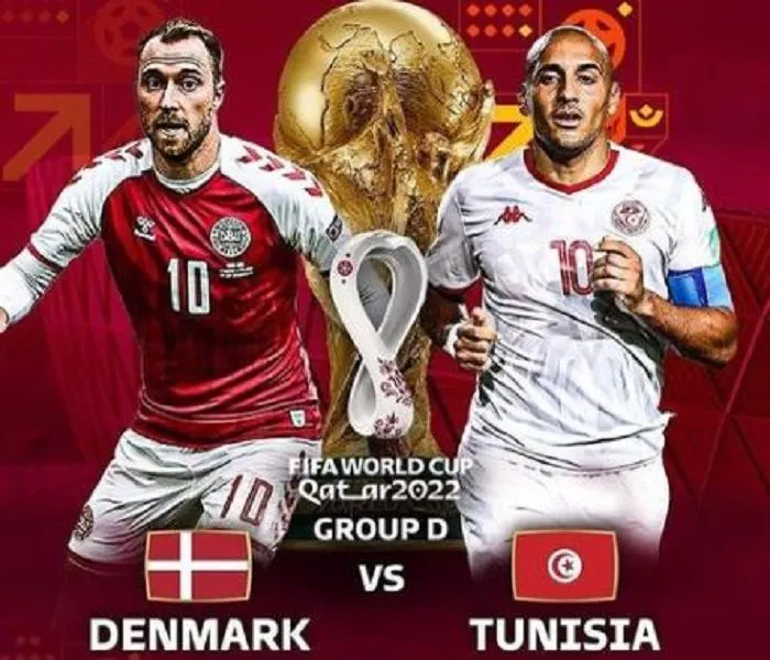 Nonton Siaran Langsung Denmark vs Tunisia di Piala Dunia 2022 Qatar Kick Off Jam 20.00 WIB, Klik di Sini!