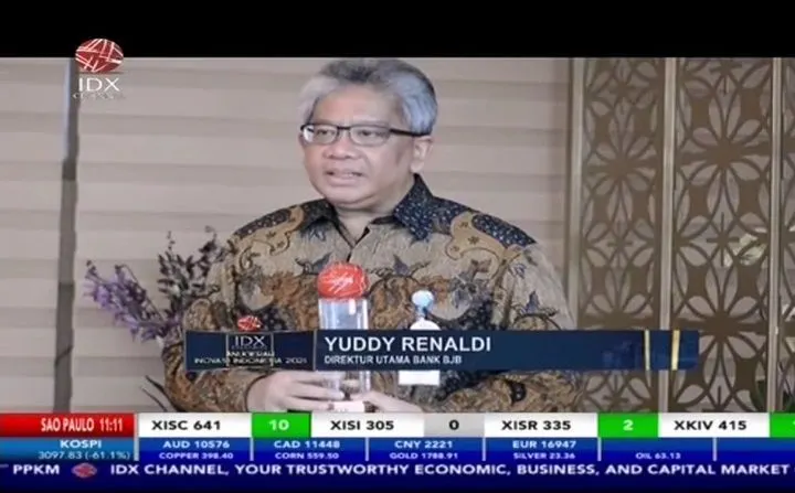 bank bjb Raih Penghargaan Kategori Khusus Innovative Local Financial Business Model dari IDX Channel