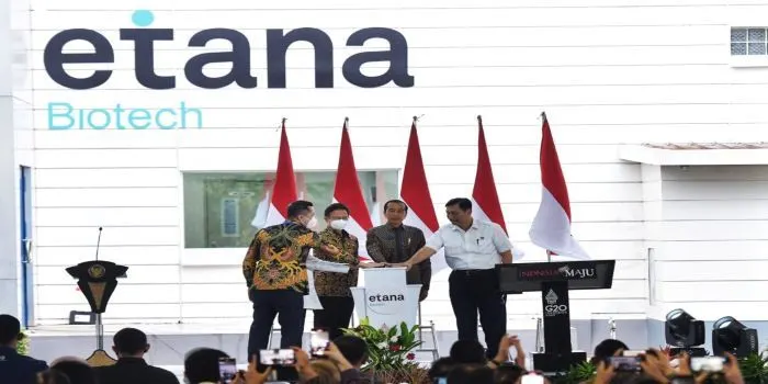 Presiden Jokowi resmikan pabrik vaksin PT Etana Biotechnologies Indonesia