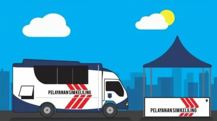 Ilustrasi SIM Keliling Jakarta hari ini, Senin, 12 September 2022.