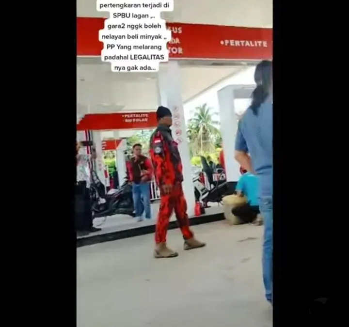 Viral Video Sekelompok Pemuda Pancasila Larang Nelayan Beli Bensin di SPBU Pesisir Selatan Sumbar