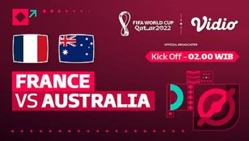Link Streaming Prancis vs Australia Piala Dunia 2022 Rabu 23 November 2022 Jam 02.00 WIB