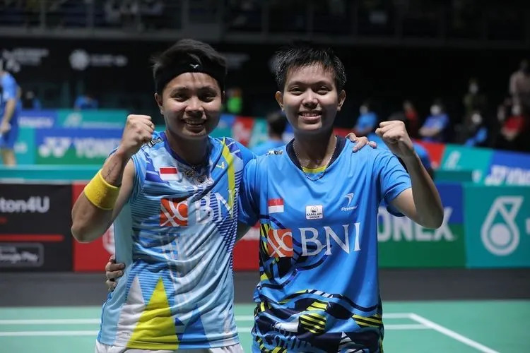 Menang Mudah, Apriyani/Fadia Libas Wakil Estonia Kati/Helina di Denmark Open 2022