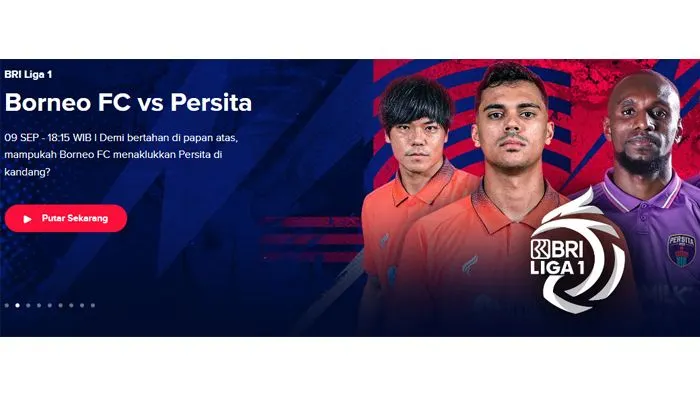 Link Live Streaming Borneo FC vs Persita Tangerang BRI Liga 1