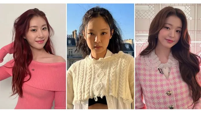 Jennie BLACKPINK vs Chaeryeong ITZY vs Wonyoung IVE Kenakan Pakaian Sama