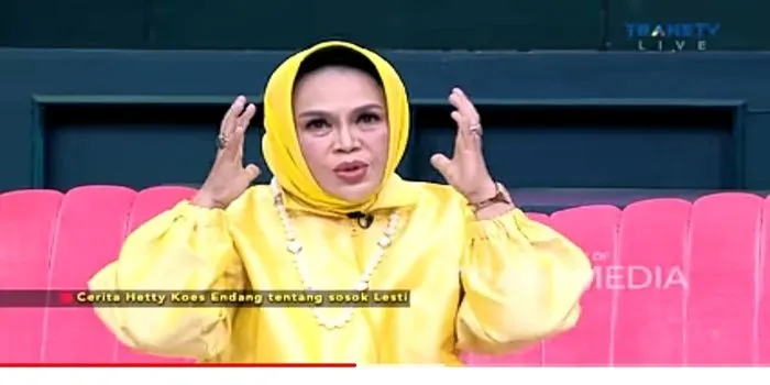Nasehat Bunda Hetty Koes Endang untuk Lesti Kejora, Menjeritlah kepada Allah/ tangkapan layar trans Tv Official