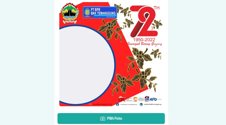 Twibbon hari jadi Jawa Tengah.