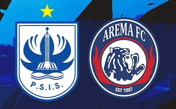  laga PSIS Semarang vs Arema FC semifinal Piala Presiden 2022.