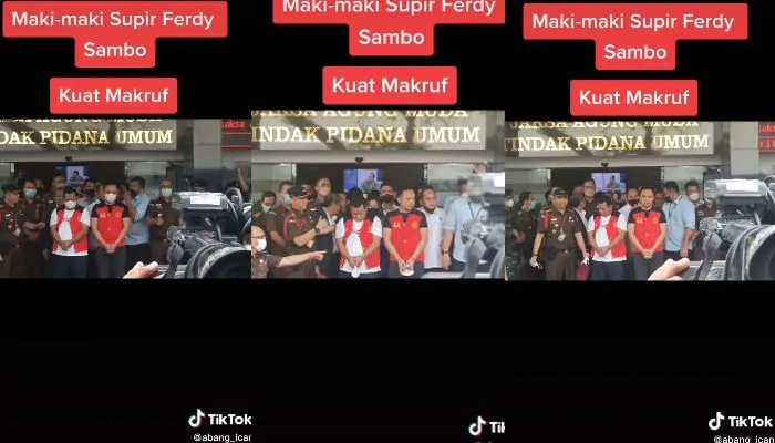 Viral Aksi Awak Media Teriaki Kuat Maruf saat Ditampilkan di Kejagung: Sopir Belagu!