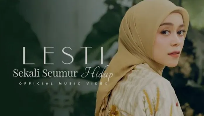 Lirik lagu Seumur Hidup - Lesty, yang trending di YouTube