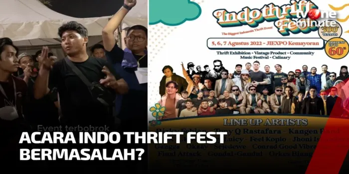 Ricuh Indo Thrift Fest, Panitia Tidak Profesional Diduga Bawa Kabur Uang Tenant