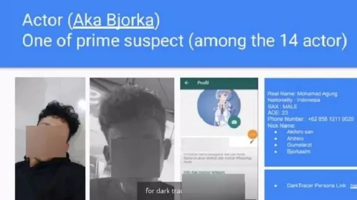 MAH, pemuda asal Madiun jadi tersangka terkait kasus hacker Bjorka. Ini peran dan motifnya