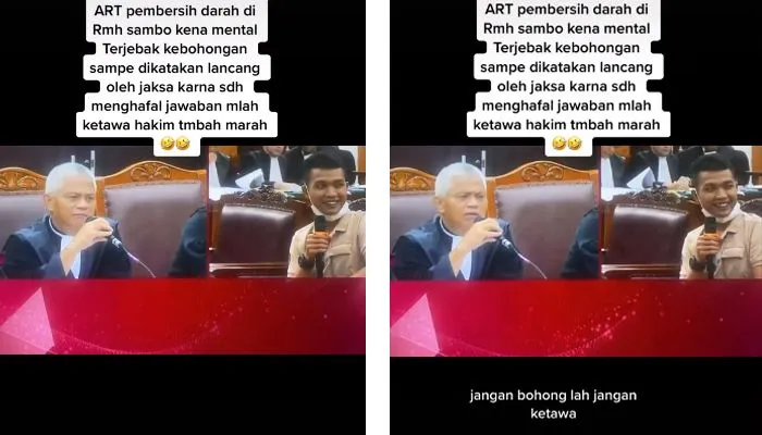 Lebih Parah dari Susi, Diryanto ART Ferdy Sambo Masih Bisa Tertawa Saat Dicerca Jaksa di Persidangan