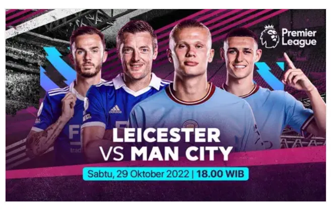 Leicester City vs Manchester City.