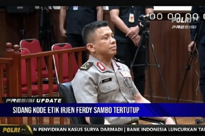 Sidang etik Ferdy Sambo.