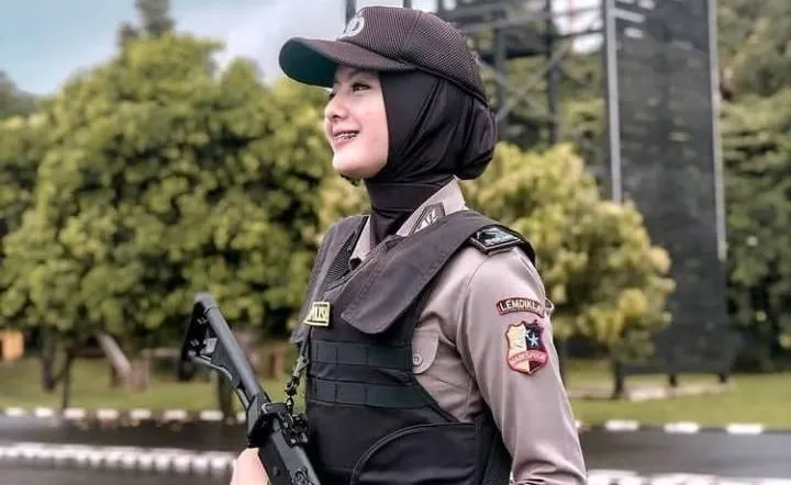Ilustrasi polisi wanita (polwan).