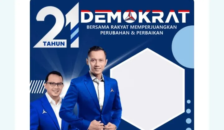 Twibbon hari jadi Partai Demokrat.
