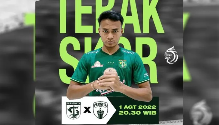 Link Live Streaming Vidio.com Persebaya vs Persita Liga 1 Senin 1 Agustus 2022