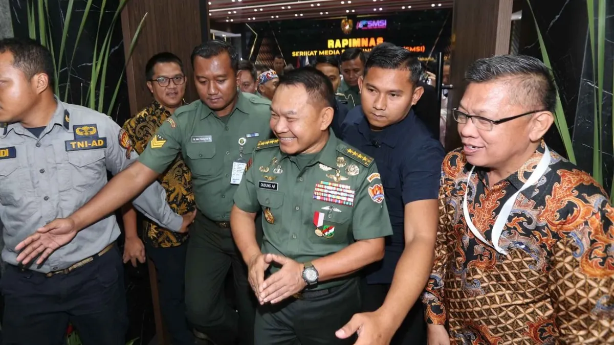 Kasad Jenderal Dudung Abdurachman Minta SMSI Teruskan Kembangkan Jurnalisme Jujur