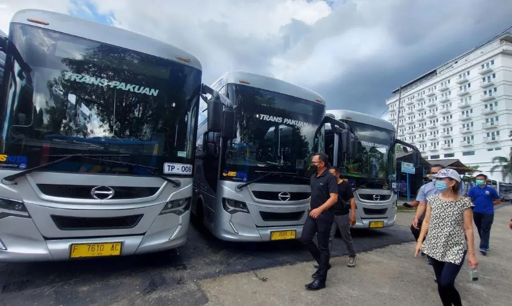 Ilustarasi terminal bus untuk angkutan lebaran